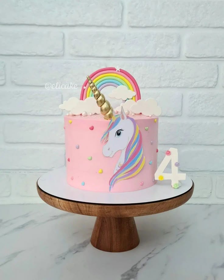 Rainbow Unicorn Cake for Kids Designer Cake Online in Meerut by The Baking Kaur – Premium Birthday, Wedding & Anniversary Cakes
