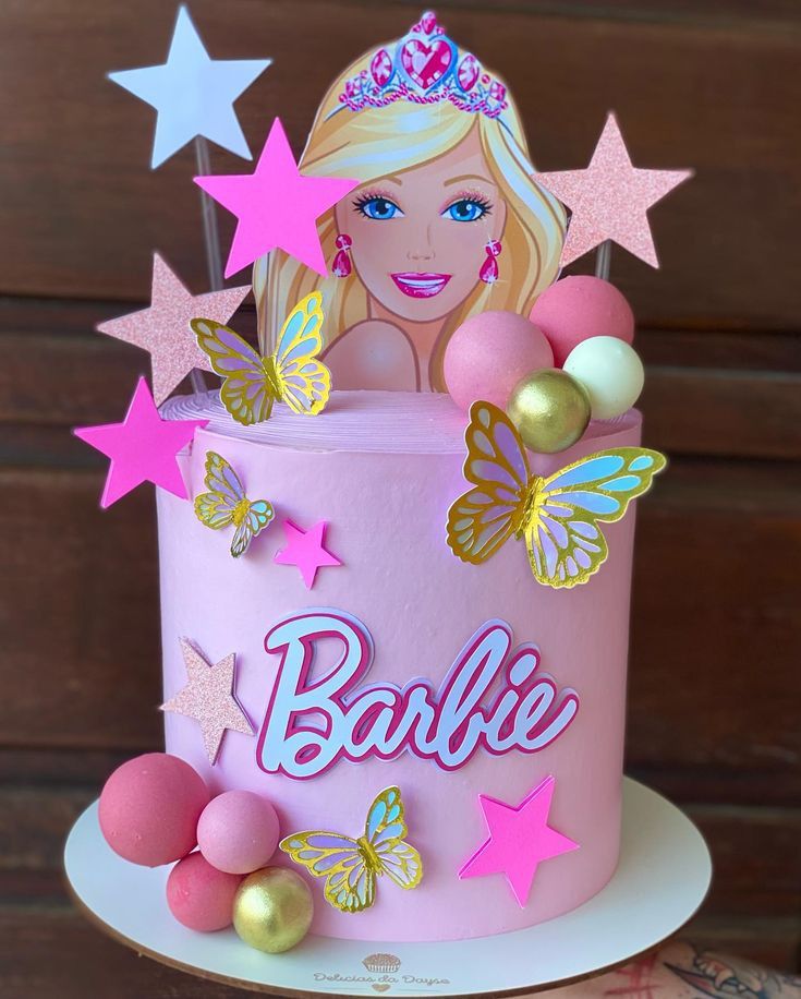 Barbie Theme Cake Designer Cake Online in Meerut by The Baking Kaur – Premium Birthday, Wedding & Anniversary Cakes