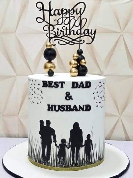 Super Dad Theme Cake . A Hero Celebration Designer Cake Online in Meerut by The Baking Kaur – Premium Birthday, Wedding & Anniversary Cakes