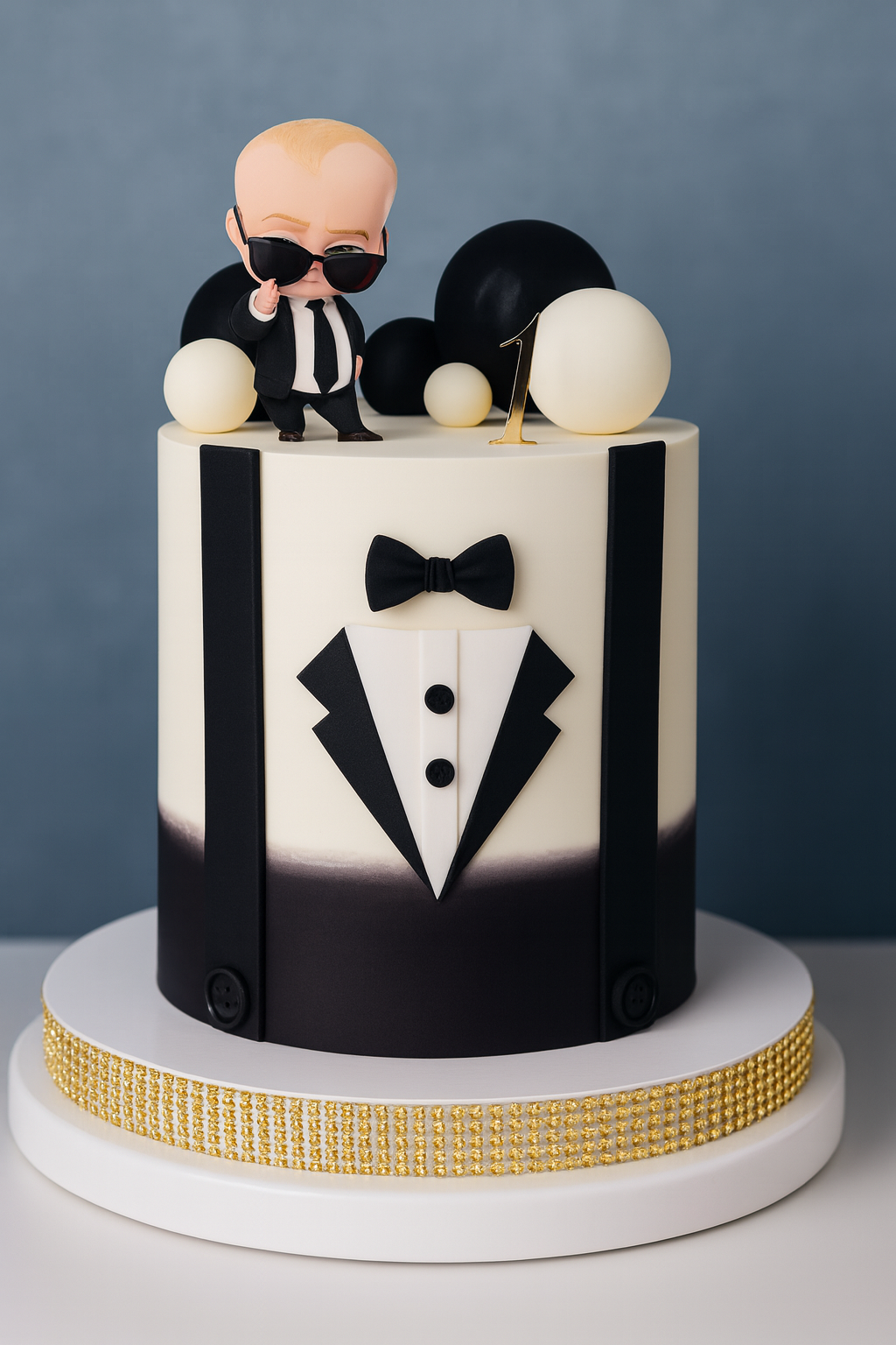Boss Baby Empire Cake Designer Cake Online in Meerut by The Baking Kaur – Premium Birthday, Wedding & Anniversary Cakes
