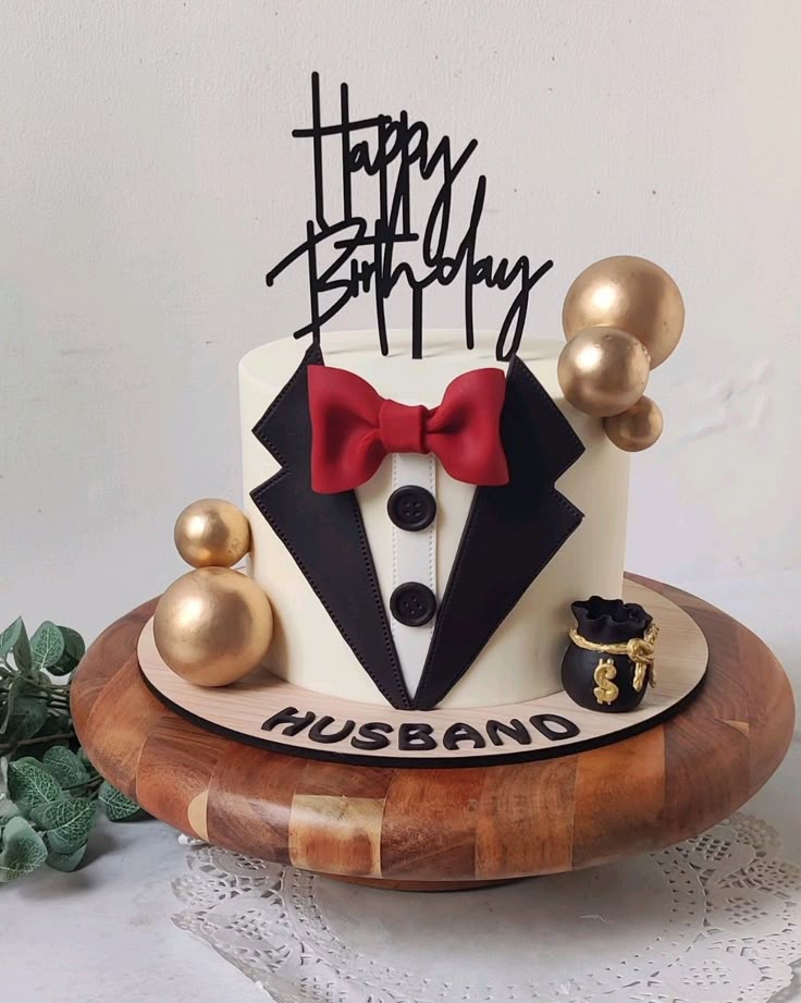 Best Husband Cake Design Designer Cake Online in Meerut by The Baking Kaur – Premium Birthday, Wedding & Anniversary Cakes