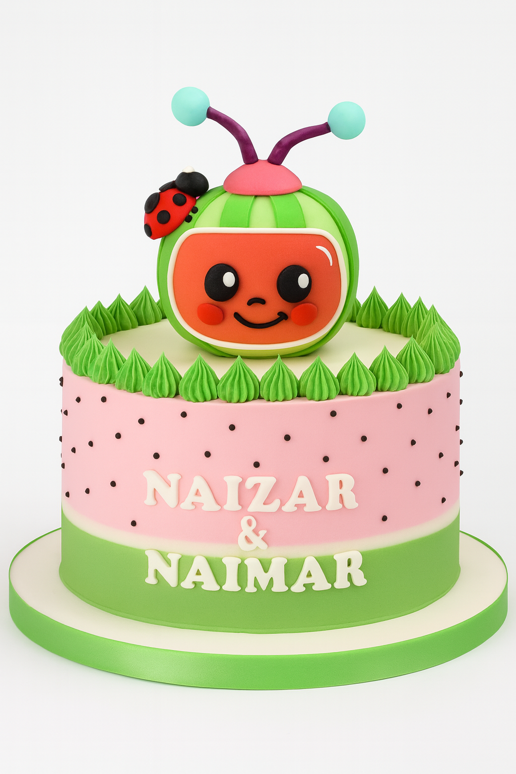 Cocomelon Cake Designer Cake Online in Meerut by The Baking Kaur – Premium Birthday, Wedding & Anniversary Cakes