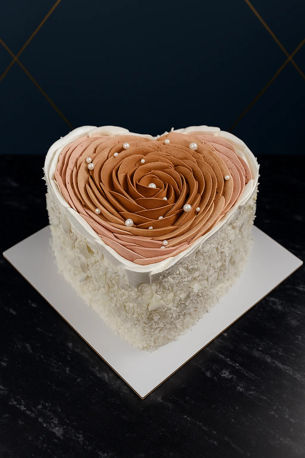 Anniversary Eternal Grace Cake — eggless anniversary cake by The Baking Kaur, Meerut