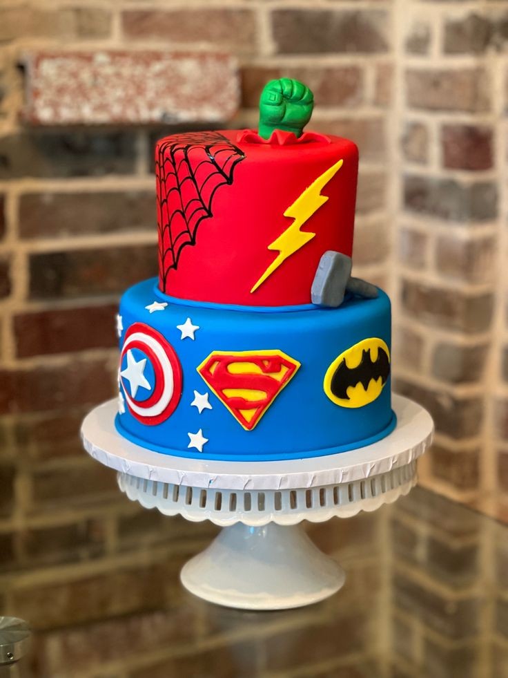 Avengers superhero cake Designer Cake Online in Meerut by The Baking Kaur – Premium Birthday, Wedding & Anniversary Cakes