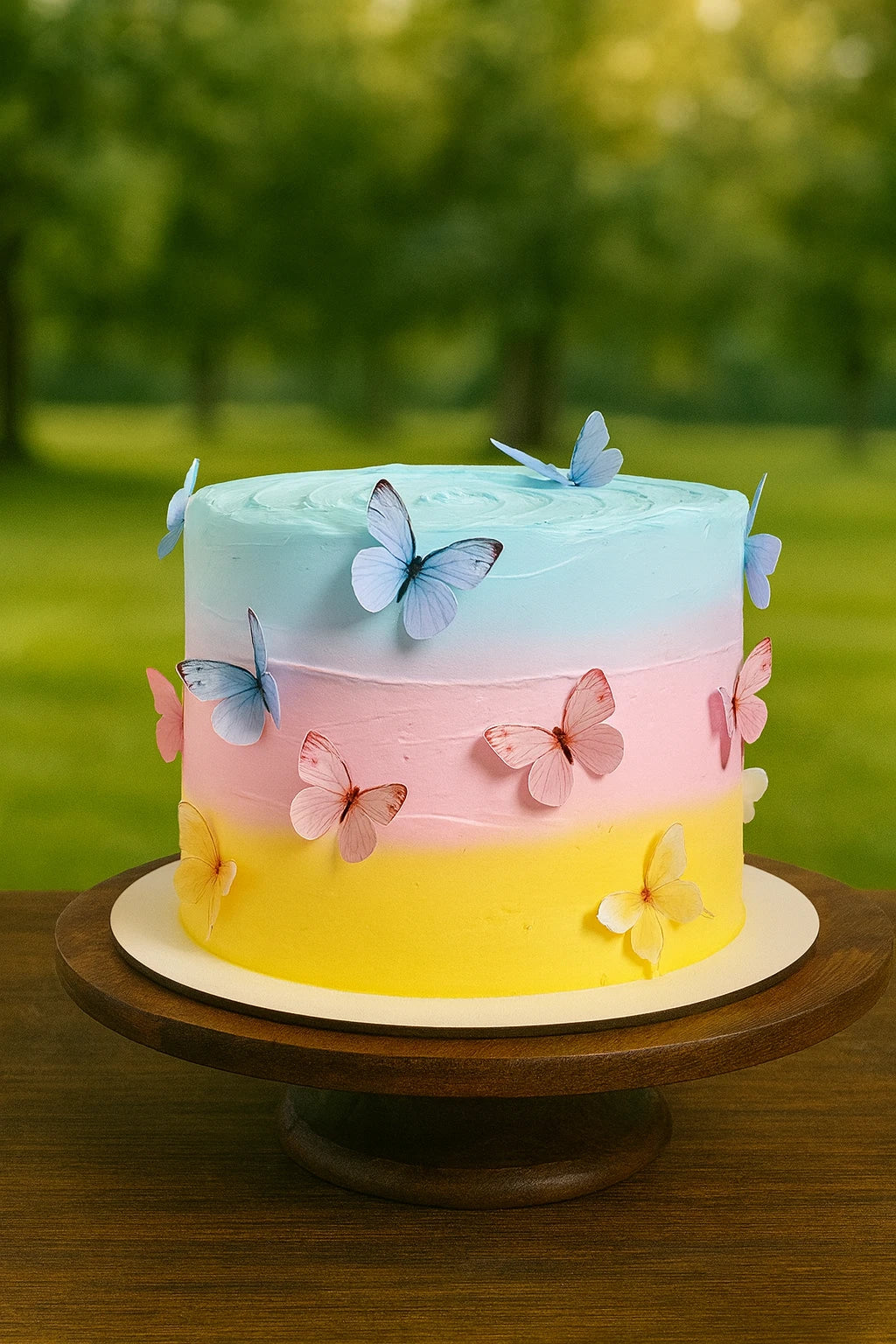 Butterfly Princess Birthday Cake — eggless birthday cake by The Baking Kaur, Meerut