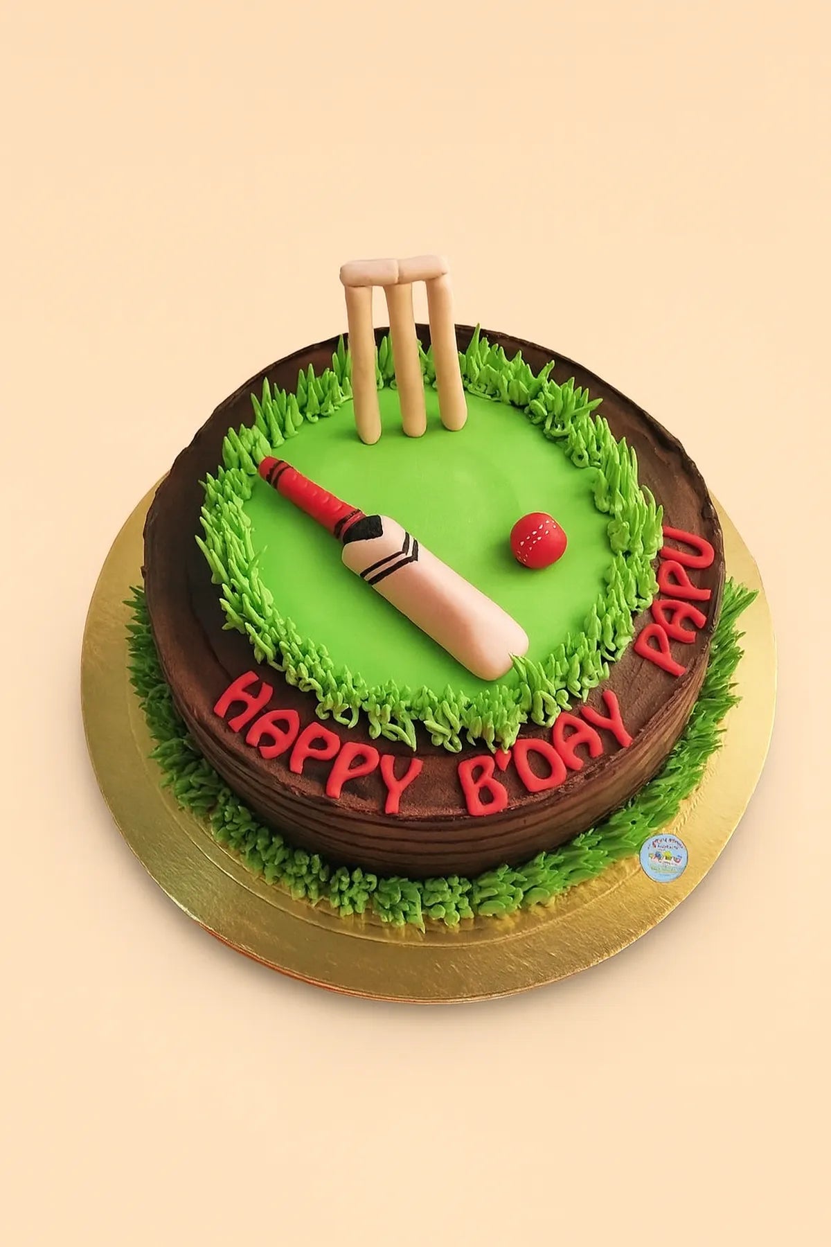 Cricket Love Birthday Theme Cake The Baking Kaur Meerut