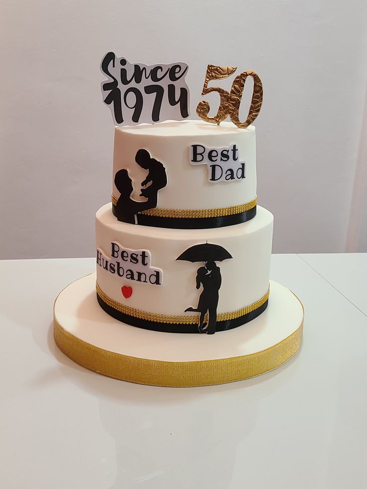 Personalized Daddy Cake ... Designer Cake Online in Meerut by The Baking Kaur – Premium Birthday, Wedding & Anniversary Cakes