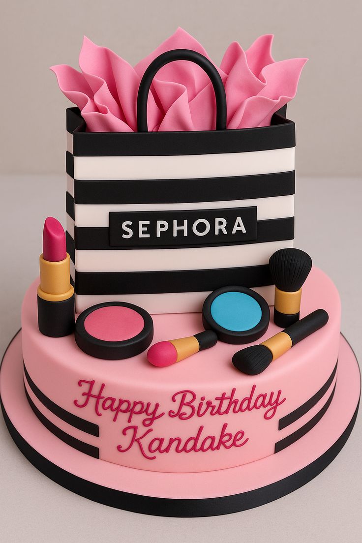 Luxury Shopping Bag Cake Designer Cake Online in Meerut by The Baking Kaur – Premium Birthday, Wedding & Anniversary Cakes