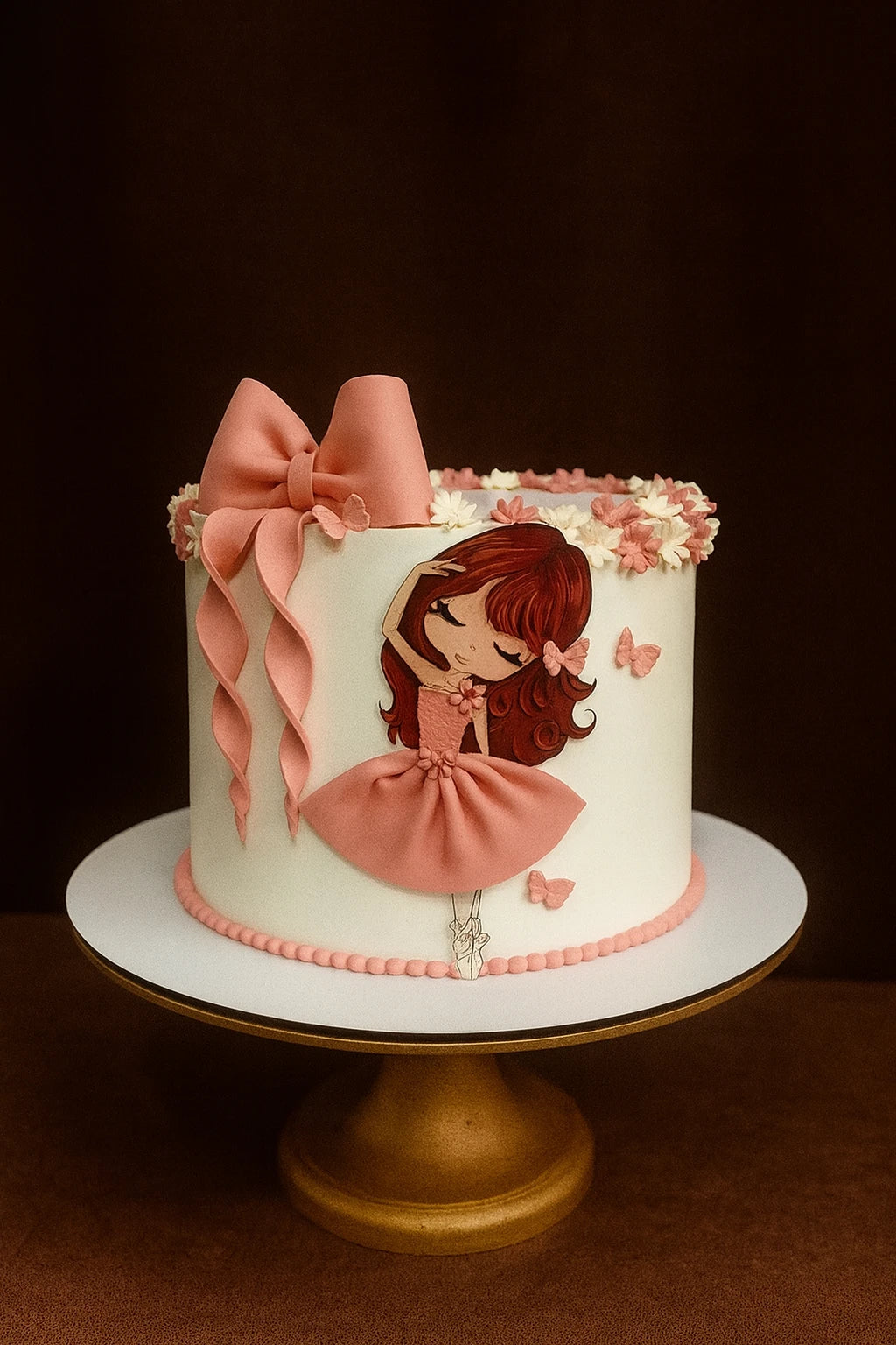 Dreamy Princess Baby Girl Cake