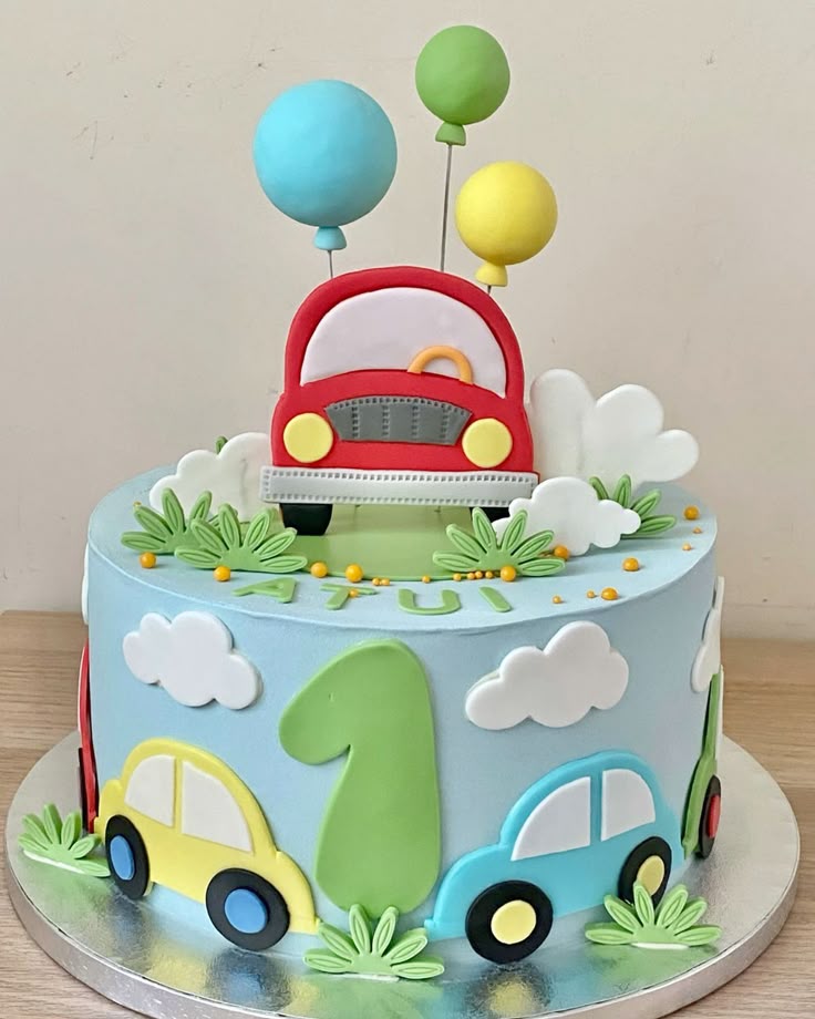Disney Cars Theme Cake Designer Cake Online in Meerut by The Baking Kaur – Premium Birthday, Wedding & Anniversary Cakes