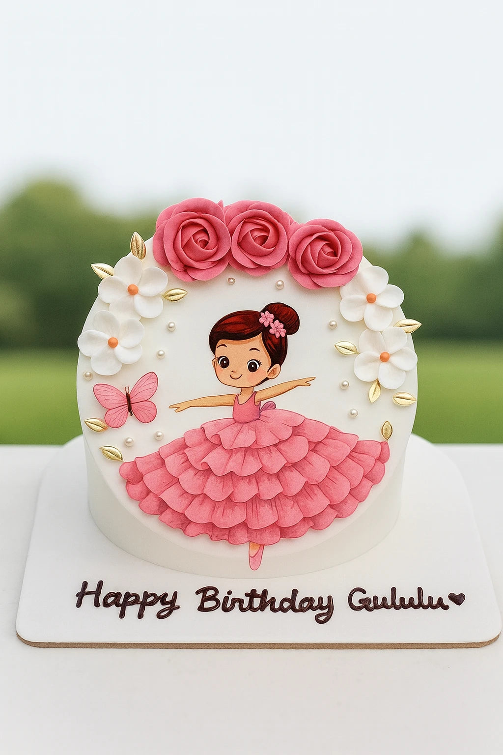 Fairy Princess Baby Girl Cake