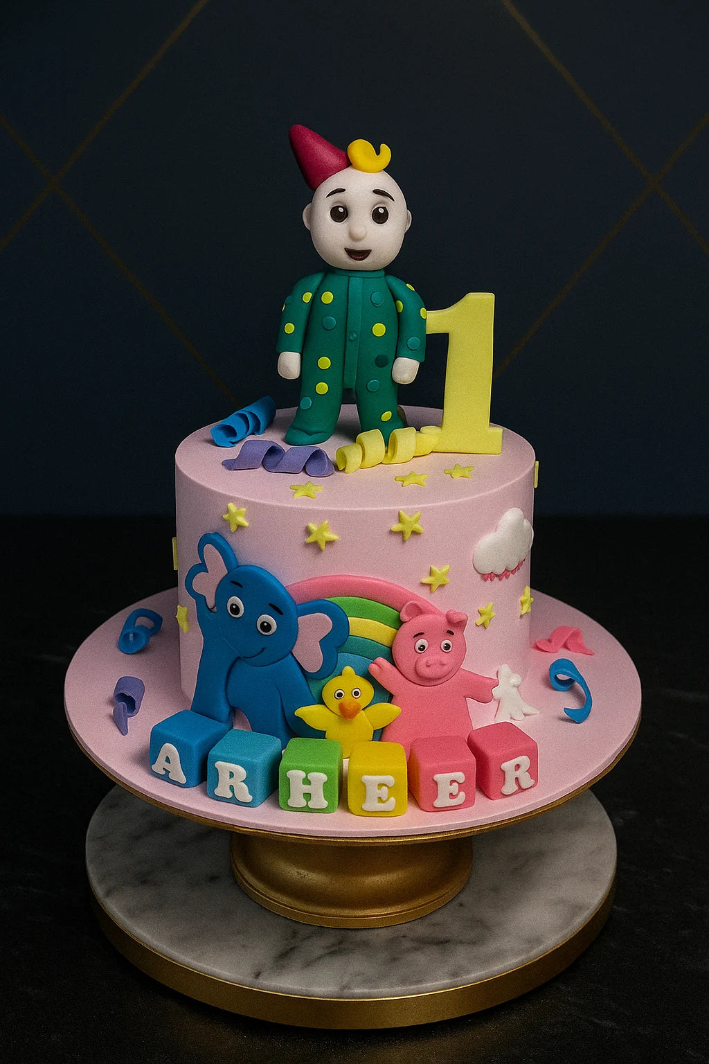 Fairytale Princess Girl Baby Cake