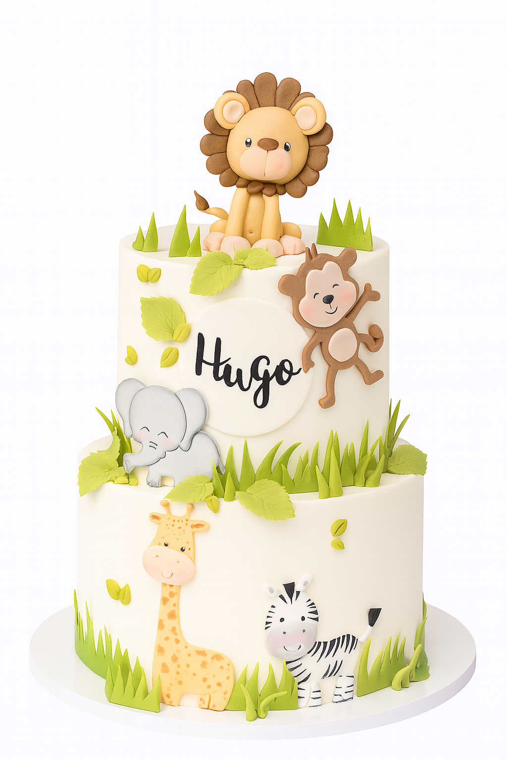 Jungle Safari Cake Designer Cake Online in Meerut by The Baking Kaur – Premium Birthday, Wedding & Anniversary Cakes