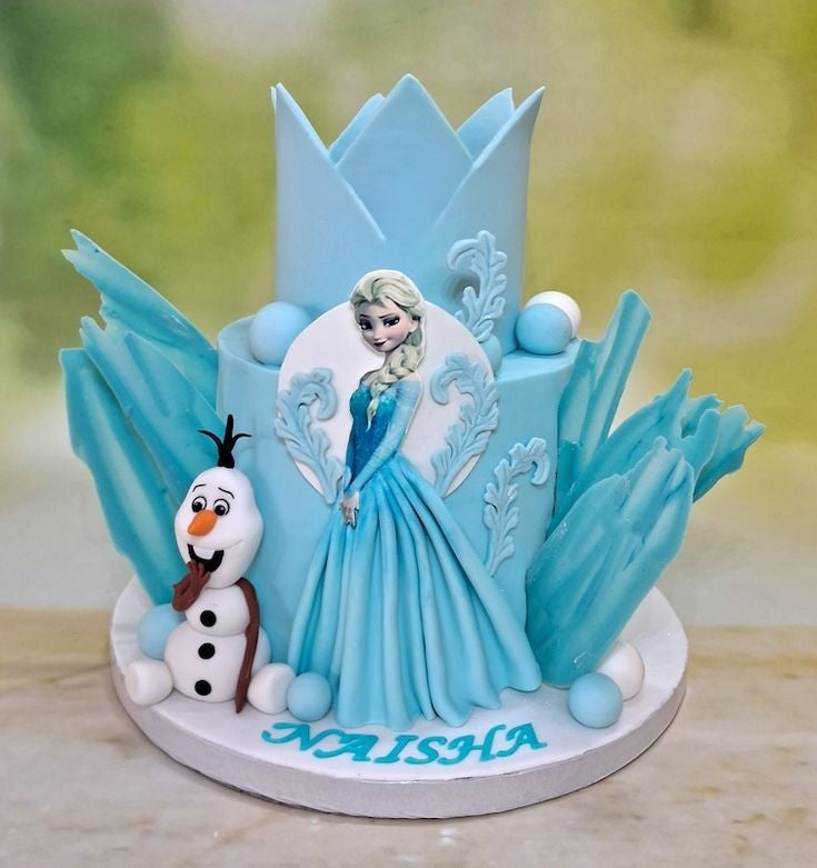 Royal flozen cake Designer Cake Online in Meerut by The Baking Kaur – Premium Birthday, Wedding & Anniversary Cakes