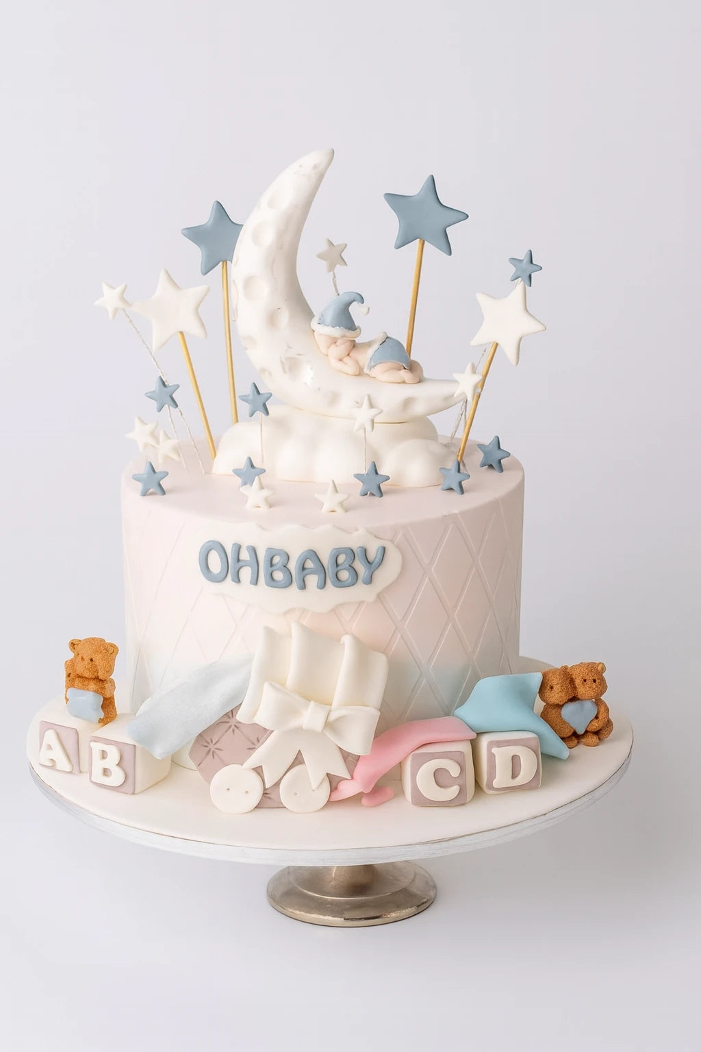 Golden Glow Birthday Cake