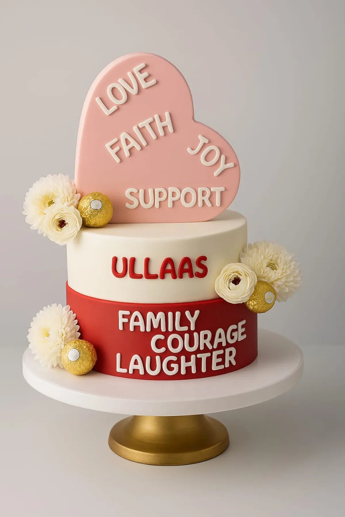 Heart Celebartion Special Designer Cake Meerut The Baking Kaur