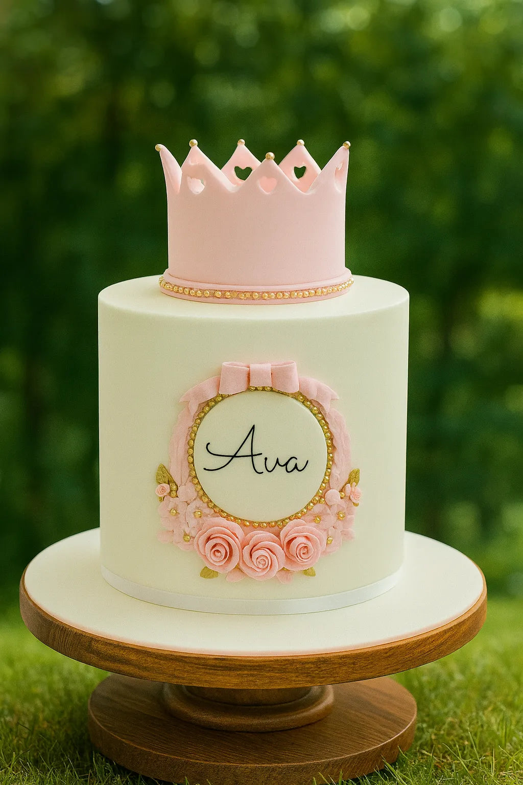 Luxury Princess Theme Baby Girl Cake