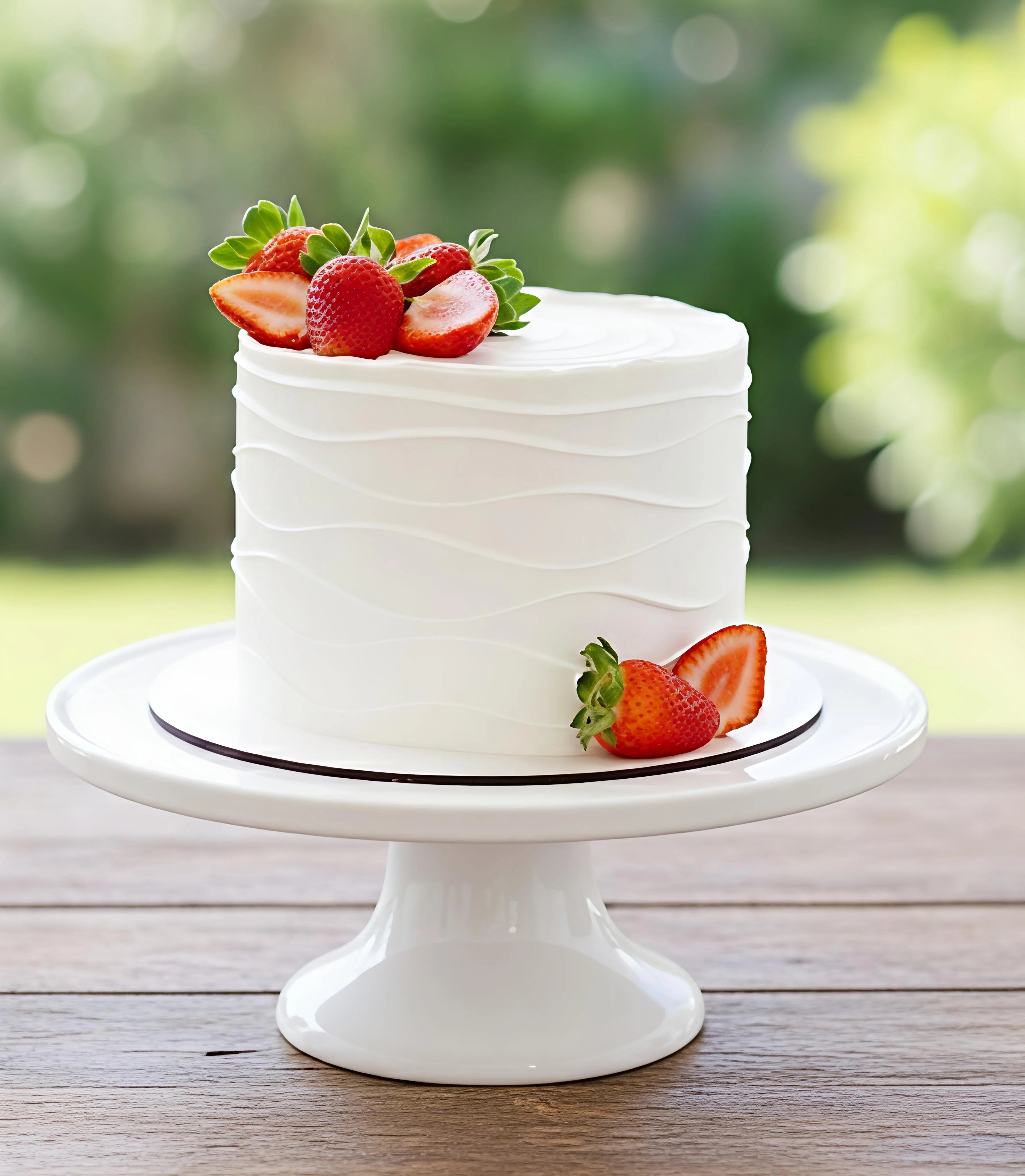 Luxury Strawberry Cream Delight Cake