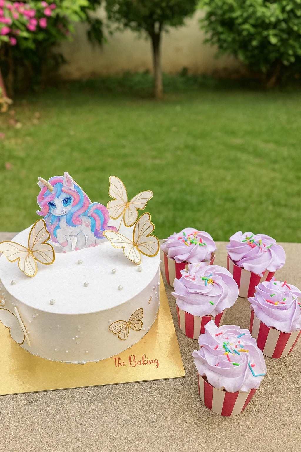 Pastel Unicorn Birthday Cake — eggless birthday cake by The Baking Kaur, Meerut