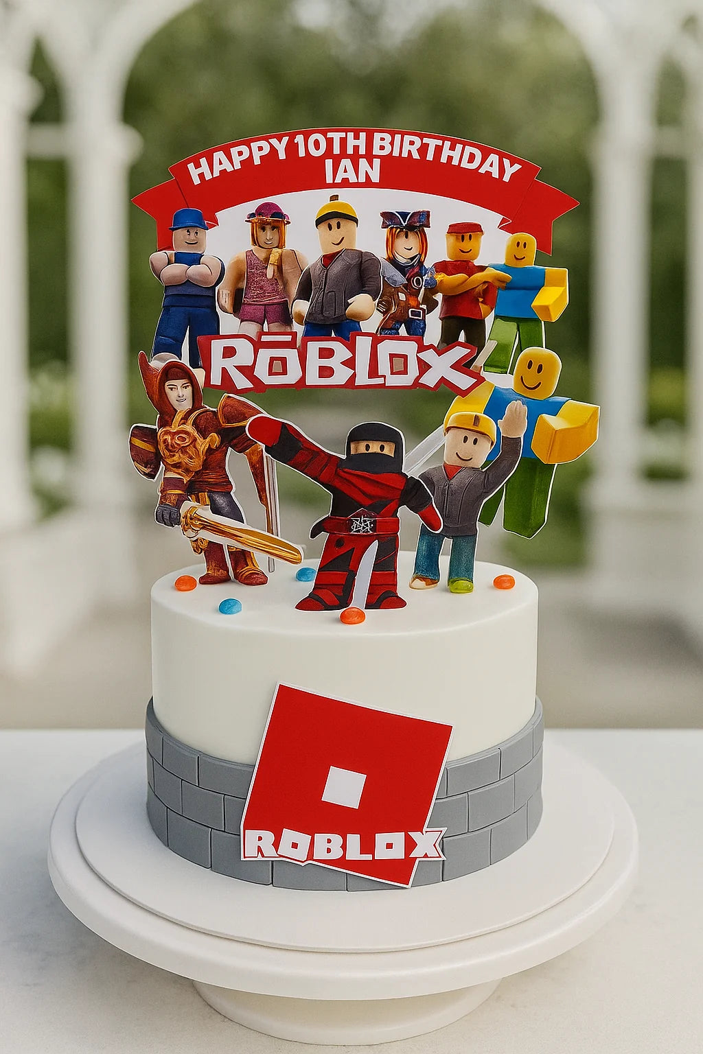 Roblox Adventure Theme Cake — eggless cake by The Baking Kaur, Meerut