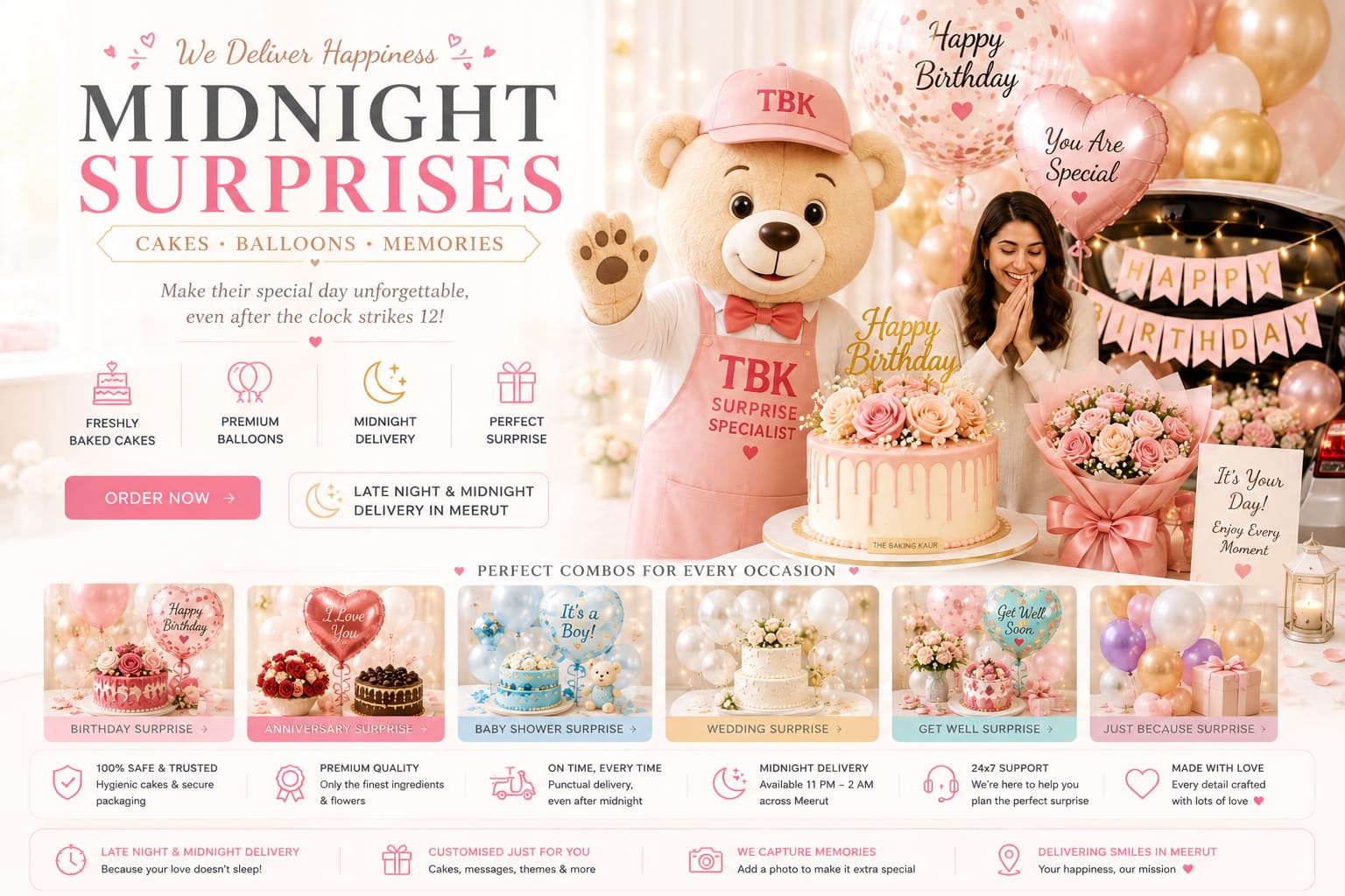Midnight Surprises — The Baking Kaur Meerut