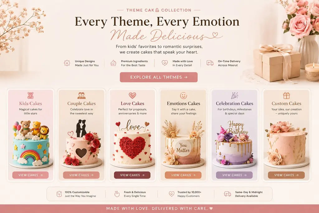 The Baking Kaur Theme Cake Collection – every theme, every emotion