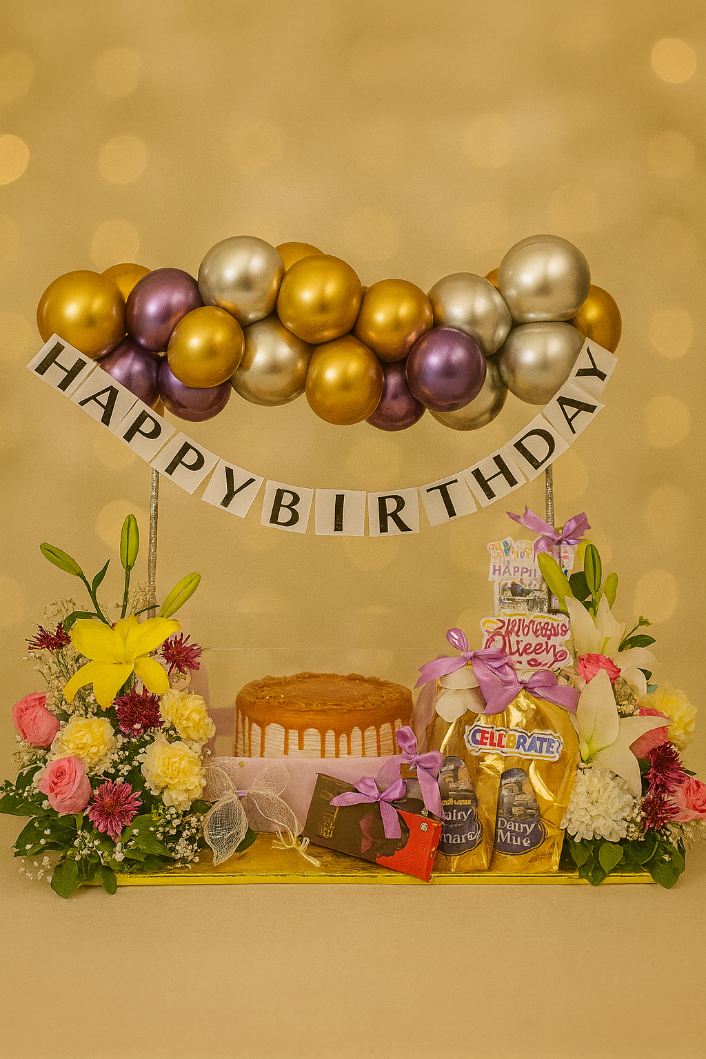 Luxurious, curated, freshly baked, premium - The Baking Kaur – Moments to Remember Hamper, 100% Eggless, 2–4 hour express…