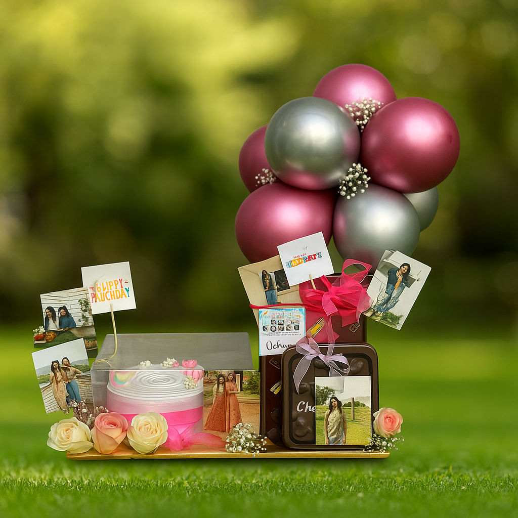 Luxurious, curated, freshly baked, premium - The Baking Kaur – The Blush Affair Hamper, 100% Eggless, 2–4 hour express del…