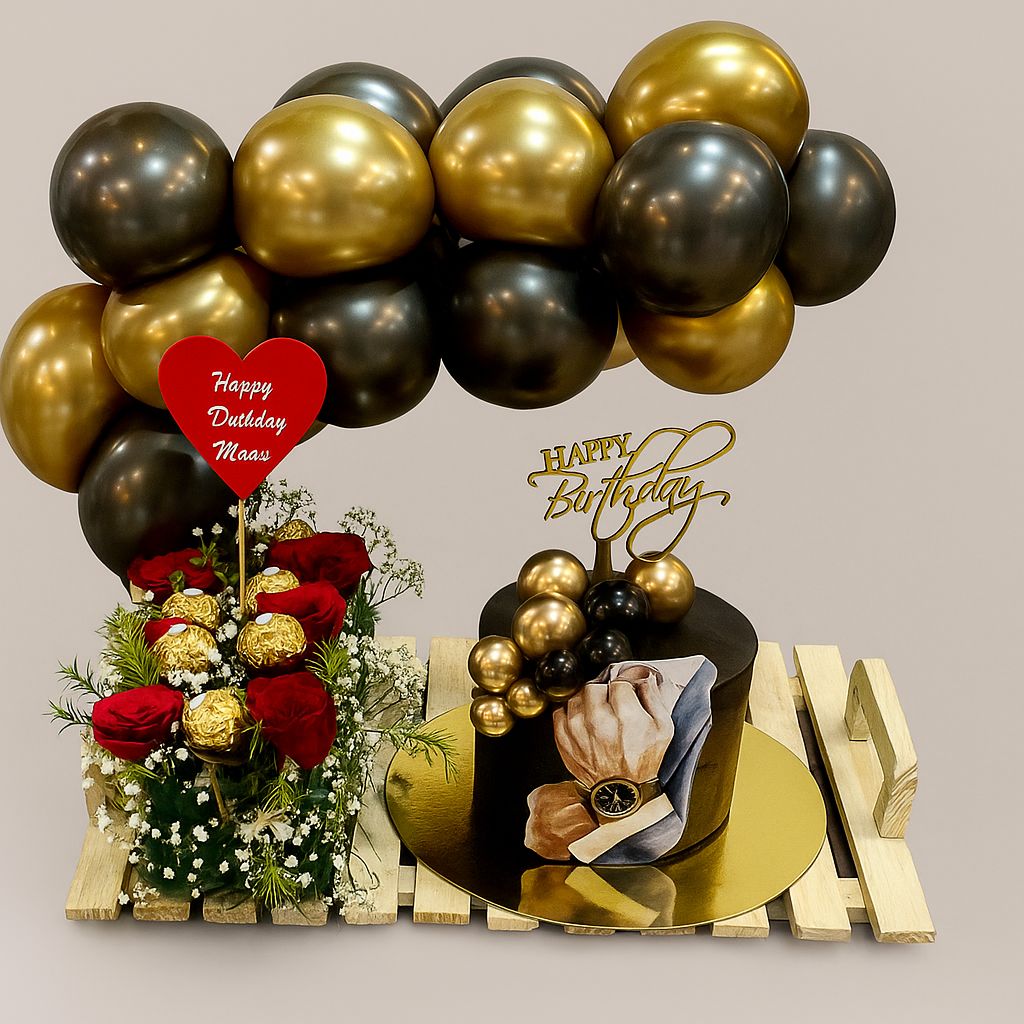 Luxurious, curated, freshly baked, premium - The Baking Kaur – Handpicked Happiness Hamper, 100% Eggless, 2–4 hour express…