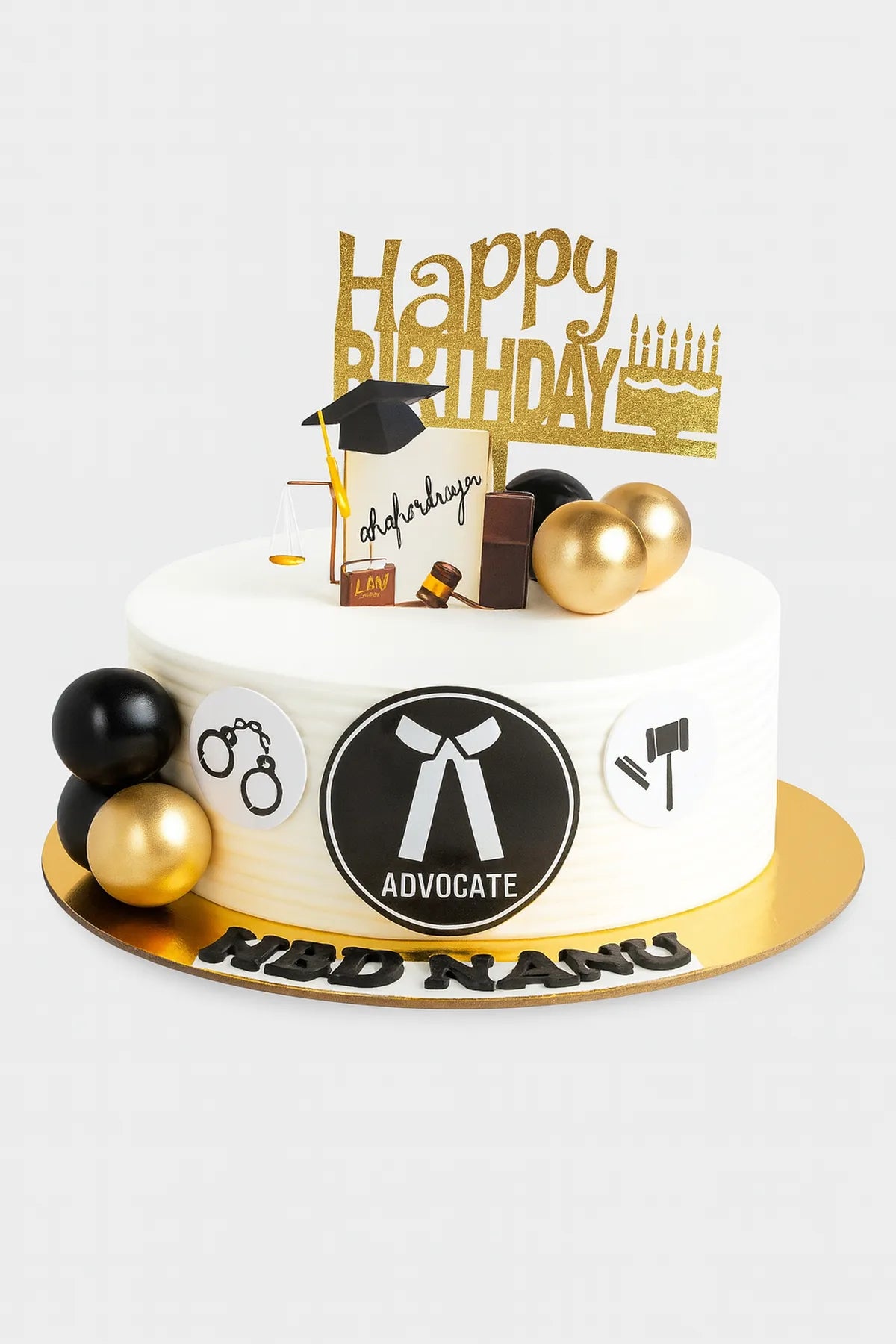 Advocate Theme Cake in Meerut-The Baking Kaur