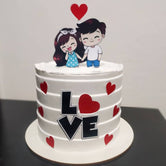 Couple Love Cake