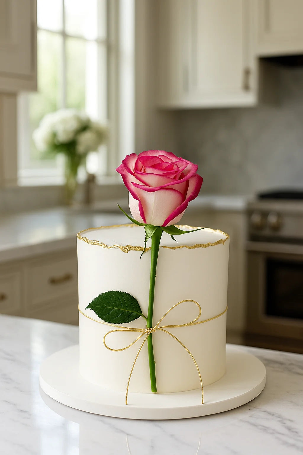 Anniversary Eternal Bloom Cake in Meerut-The Baking Kaur