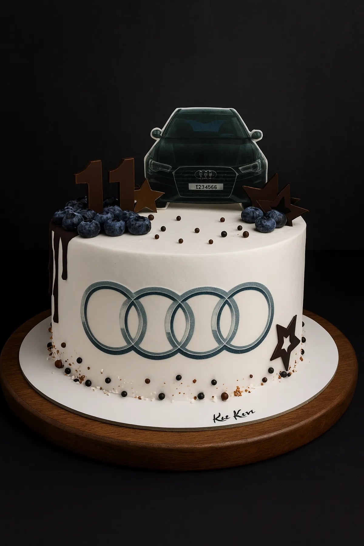 Audi Car Theme Birthday Cake in Meerut-The Baking Kaur