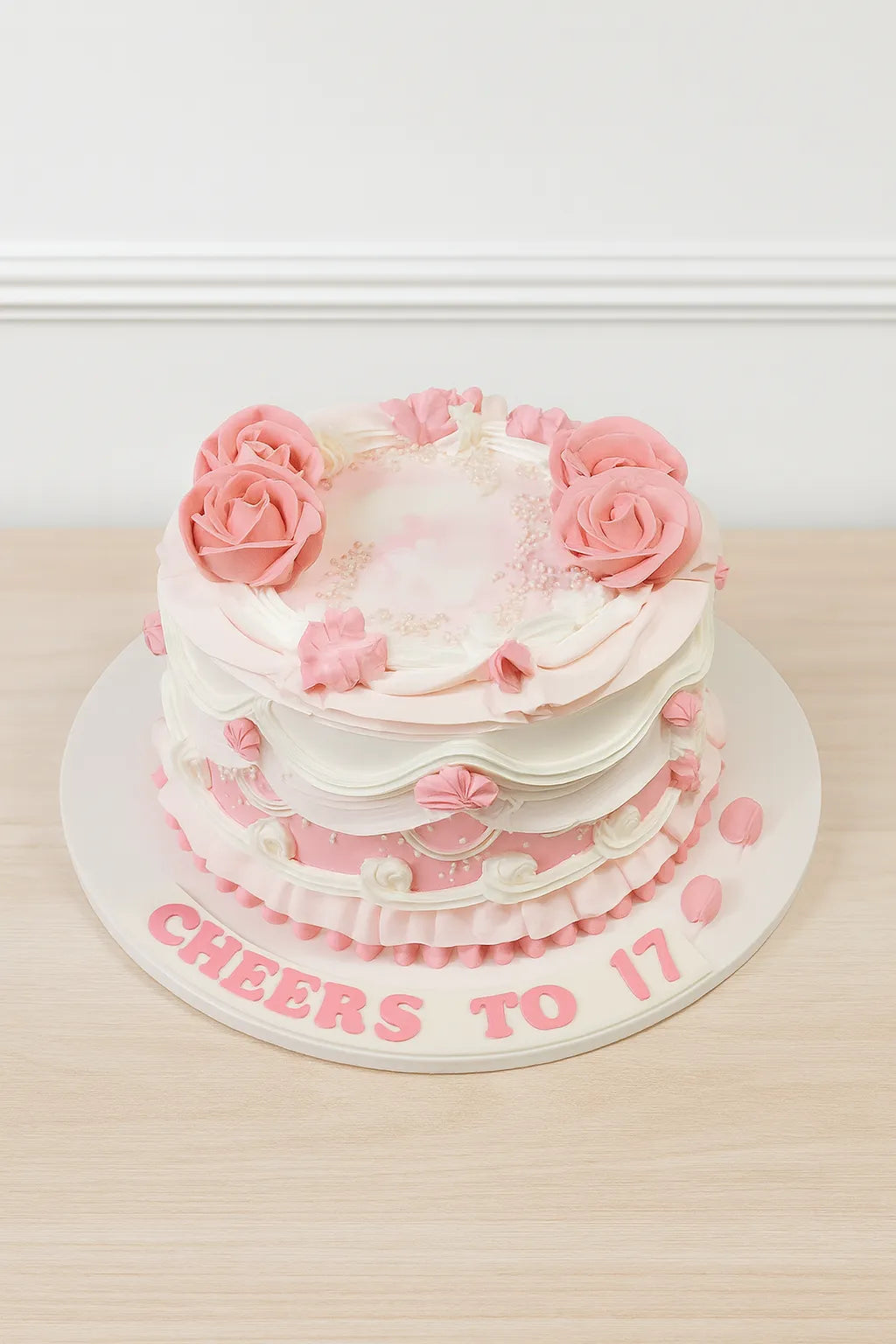 Aurora Celebration Birthday Cake