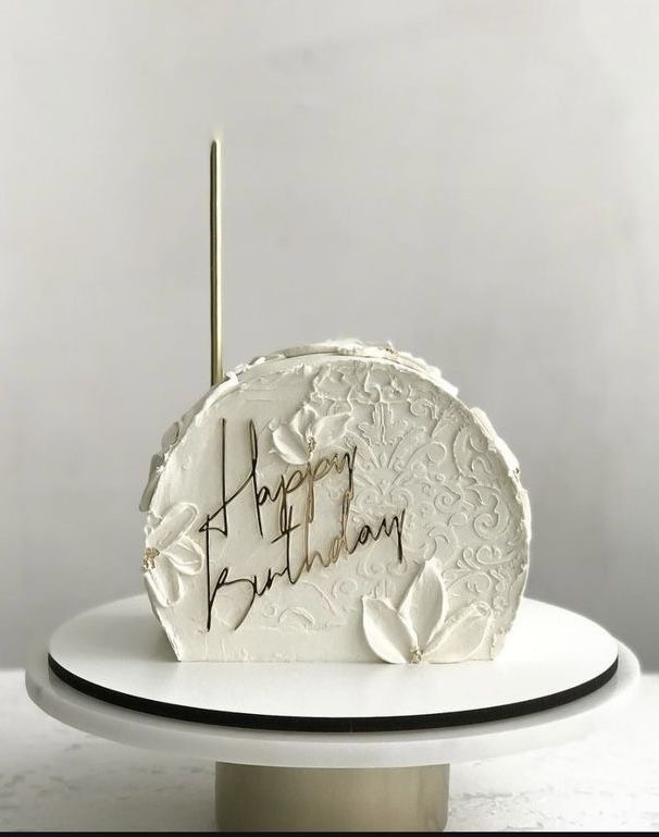 Elegant White Designer Cake