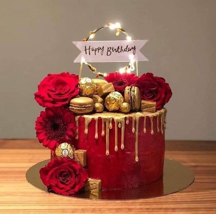 Drip Birthday Cake