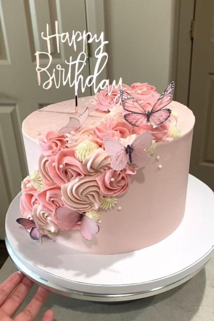 Floral Butterfly Cake