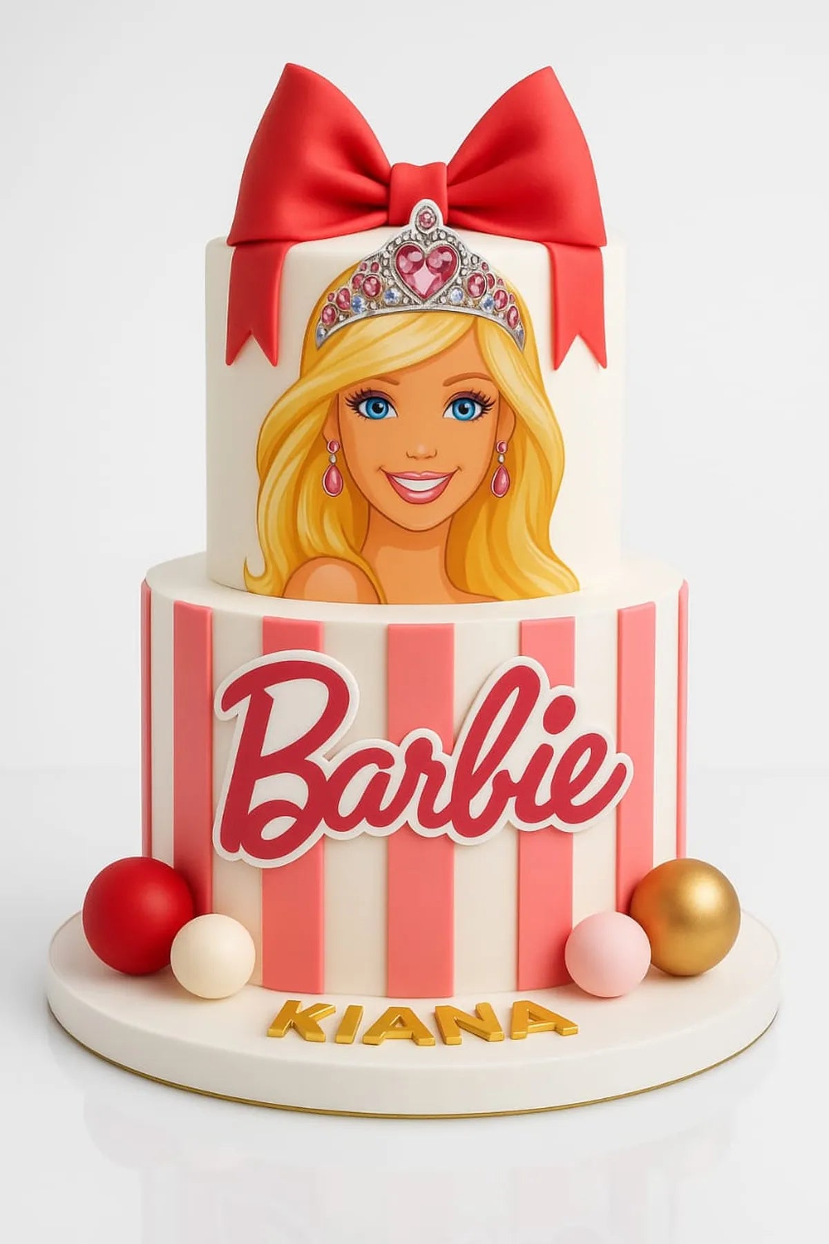 Barbie Theme Cake in Meerut-The Baking Kaur