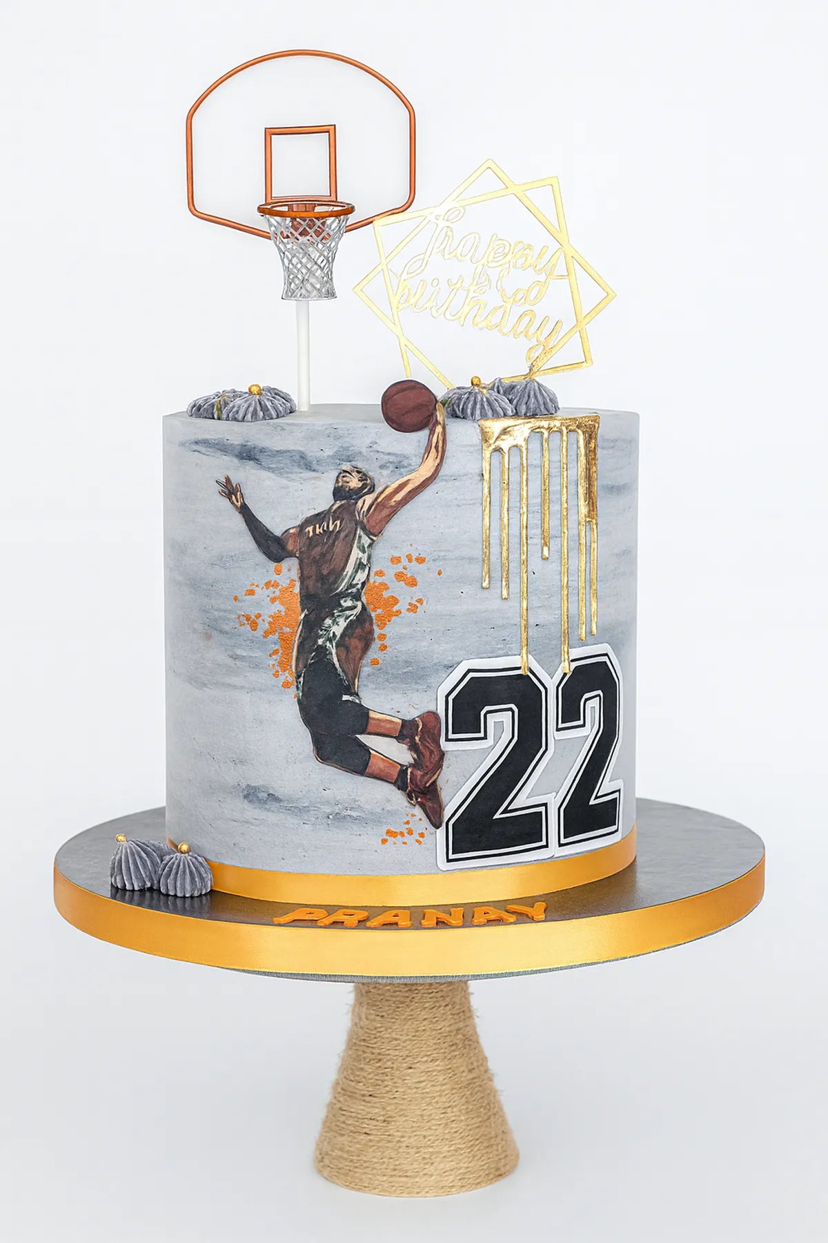 Basketball Sports Cake in Meerut-The Baking Kaur