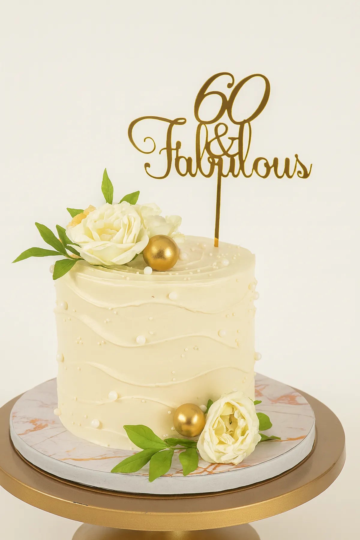 Beautiful With Flowers Cake in Meerut-The Baking Kaur