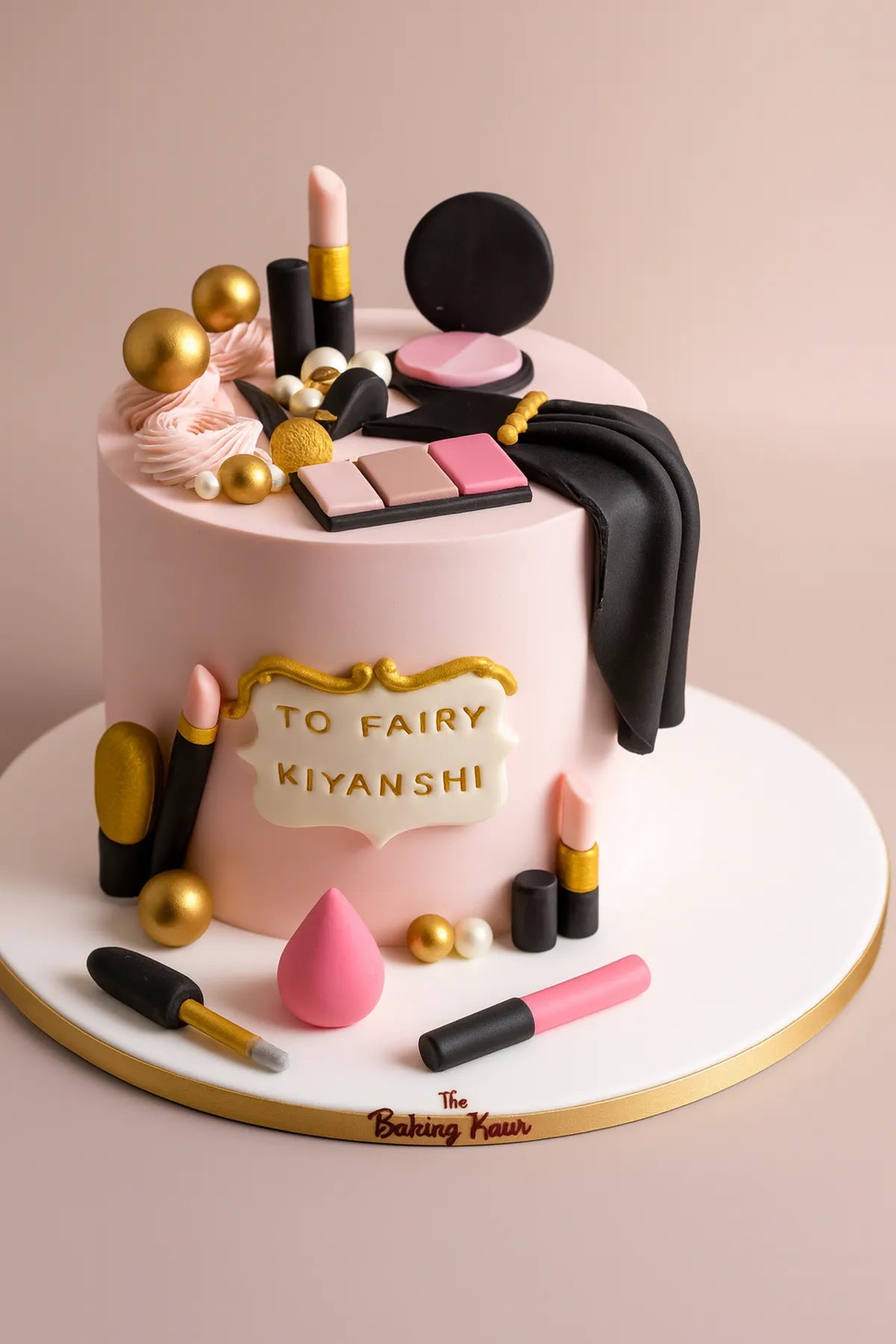 Best Makeup Shop Cake in Meerut-The Baking Kaur