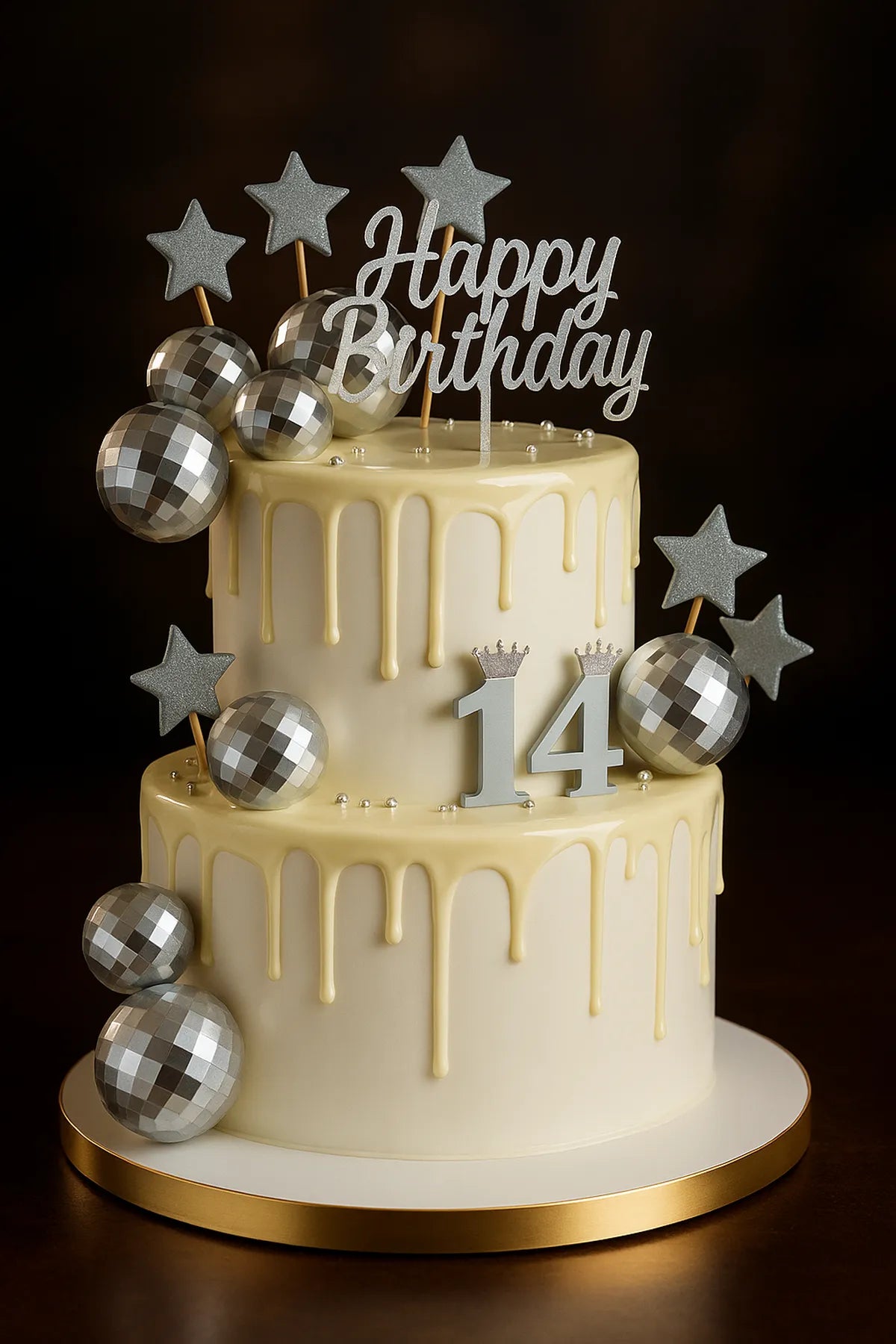 Birthday Tier Designer Cake in Meerut-The Baking Kaur