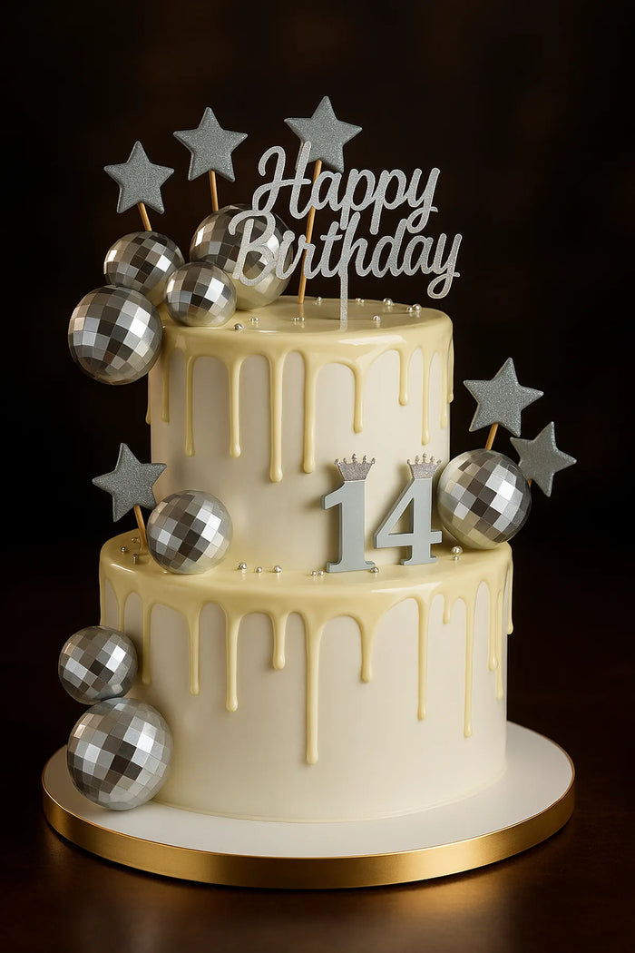 Birthday Two-Tier Designer Cake