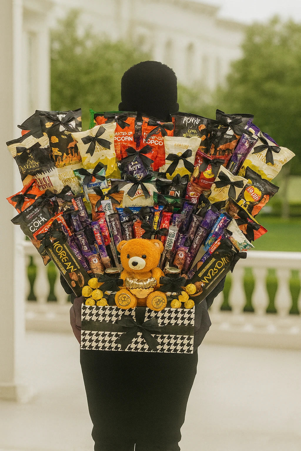 Birthday Party Ready Cake Flowers Balloon Set