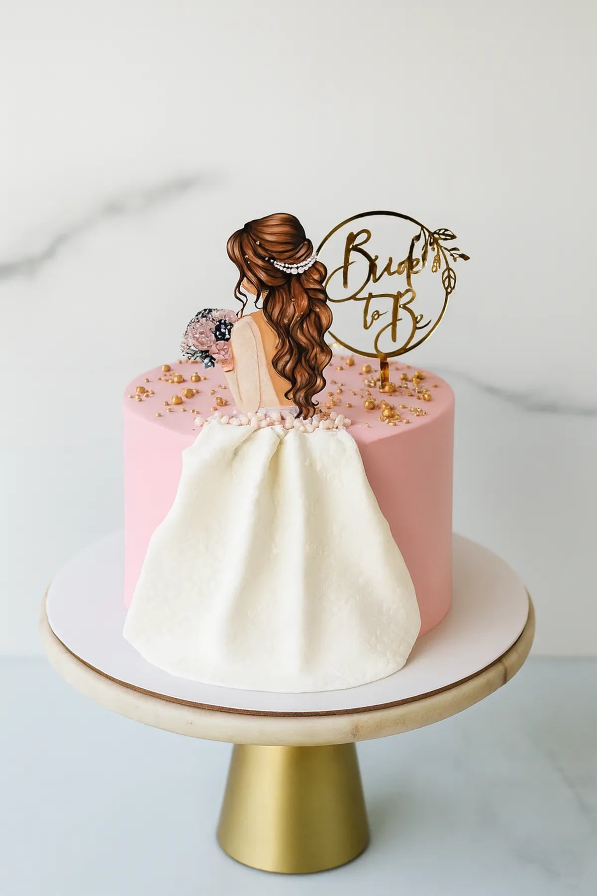 Bridal Shower Bride To Be Cake in Meerut-The Baking Kaur