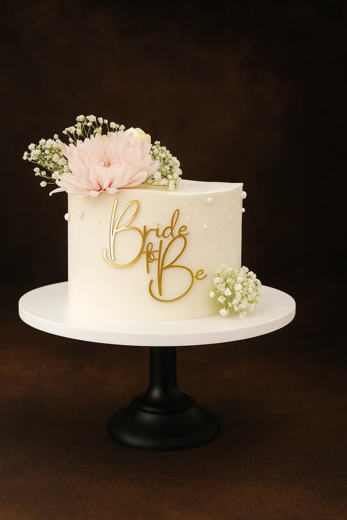 Bride To Be Simple Designer Cake in Meerut-The Baking Kaur