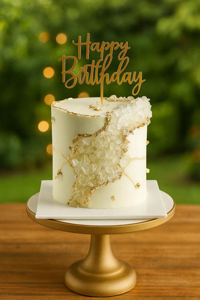 Bright Aura Birthday Cake