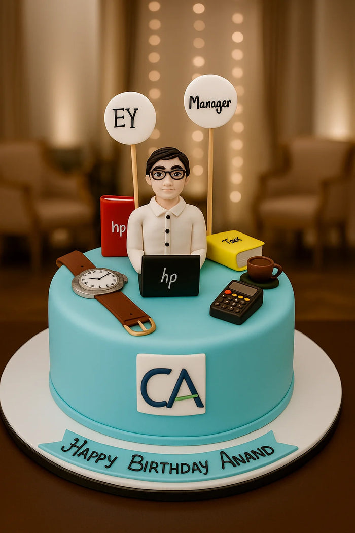 CA Degree Theme Cake