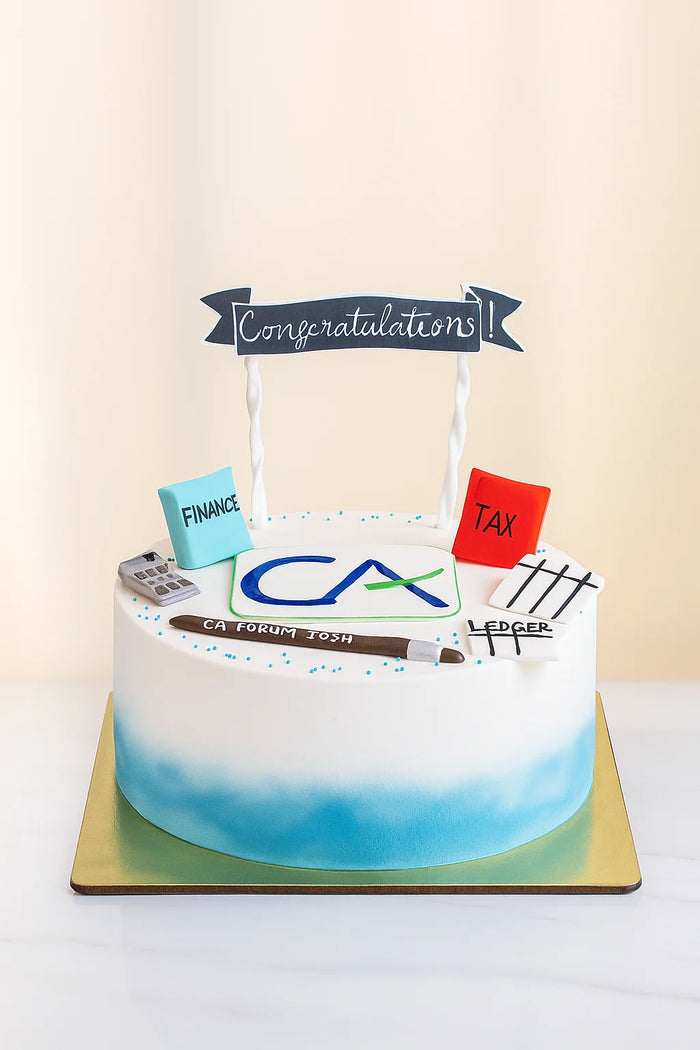 CA Exam Success Celebration Cake