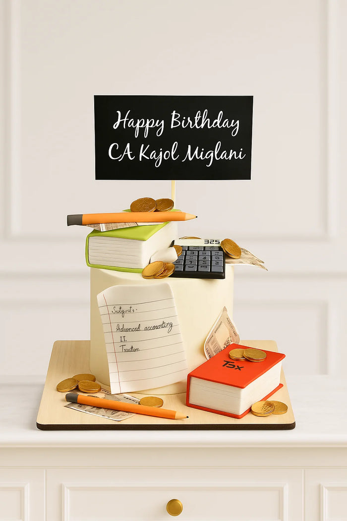 CA Result Celebration Cake